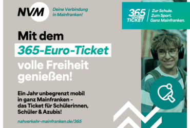 Neu ab 01. August 2025: Das 365-Euro-Ticket